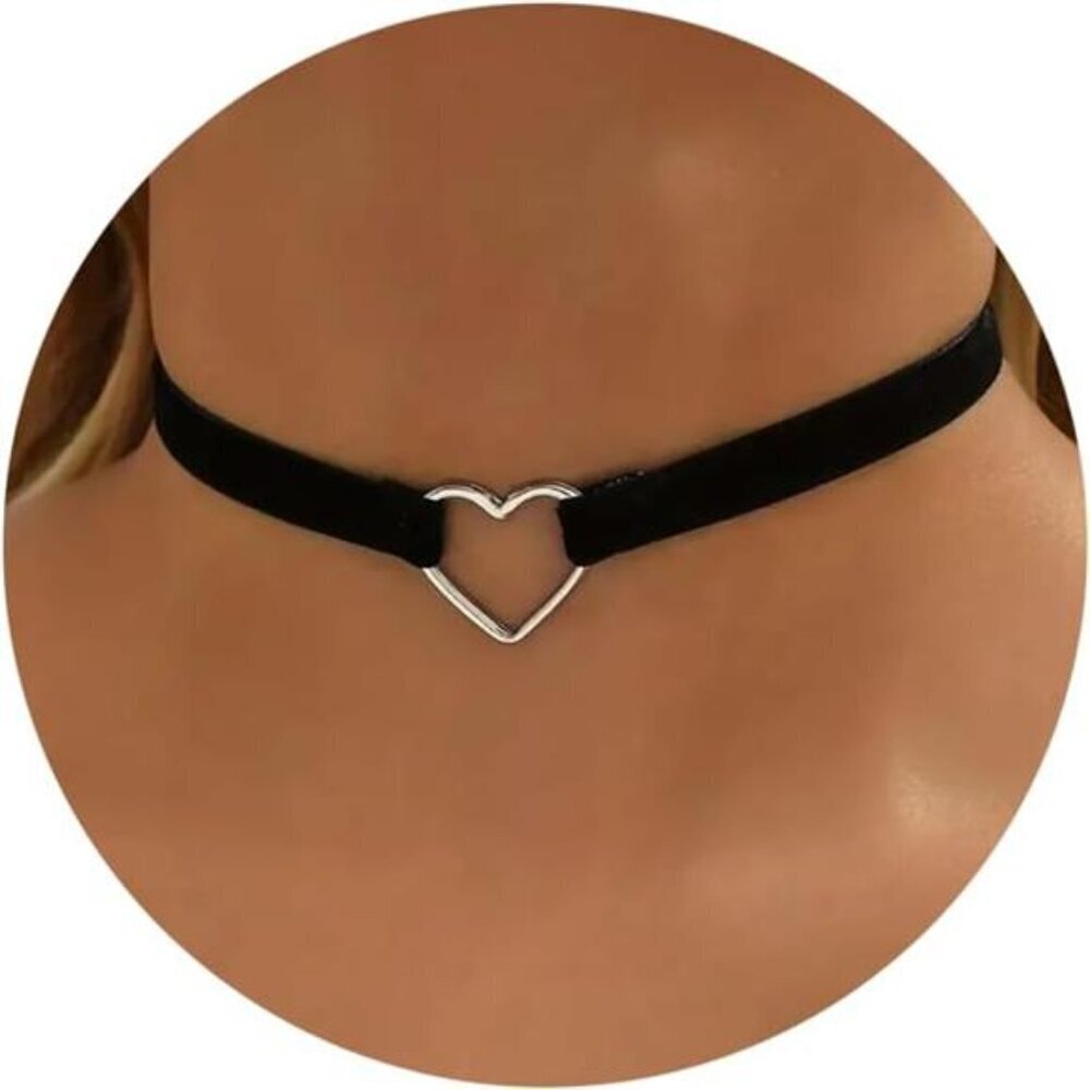 Elegant Women's Choker Set | Adjustable Velvet Leather Lace Layers